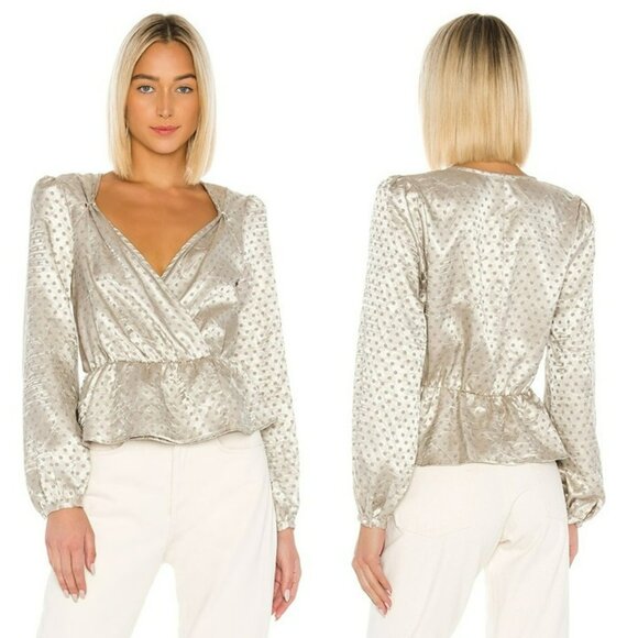 LPA Pinched Shoulder Top - Dusty Gold - Picture 1 of 11